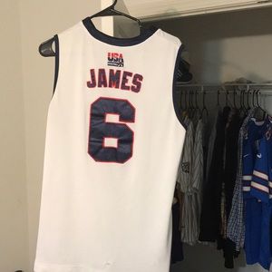 Nike Olympic USA Basketball Jersey #6 Lebron James